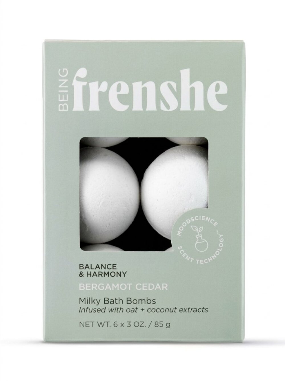 Being Frenshe Bergamot Cedar Milky Bath Bombs – 6ct
